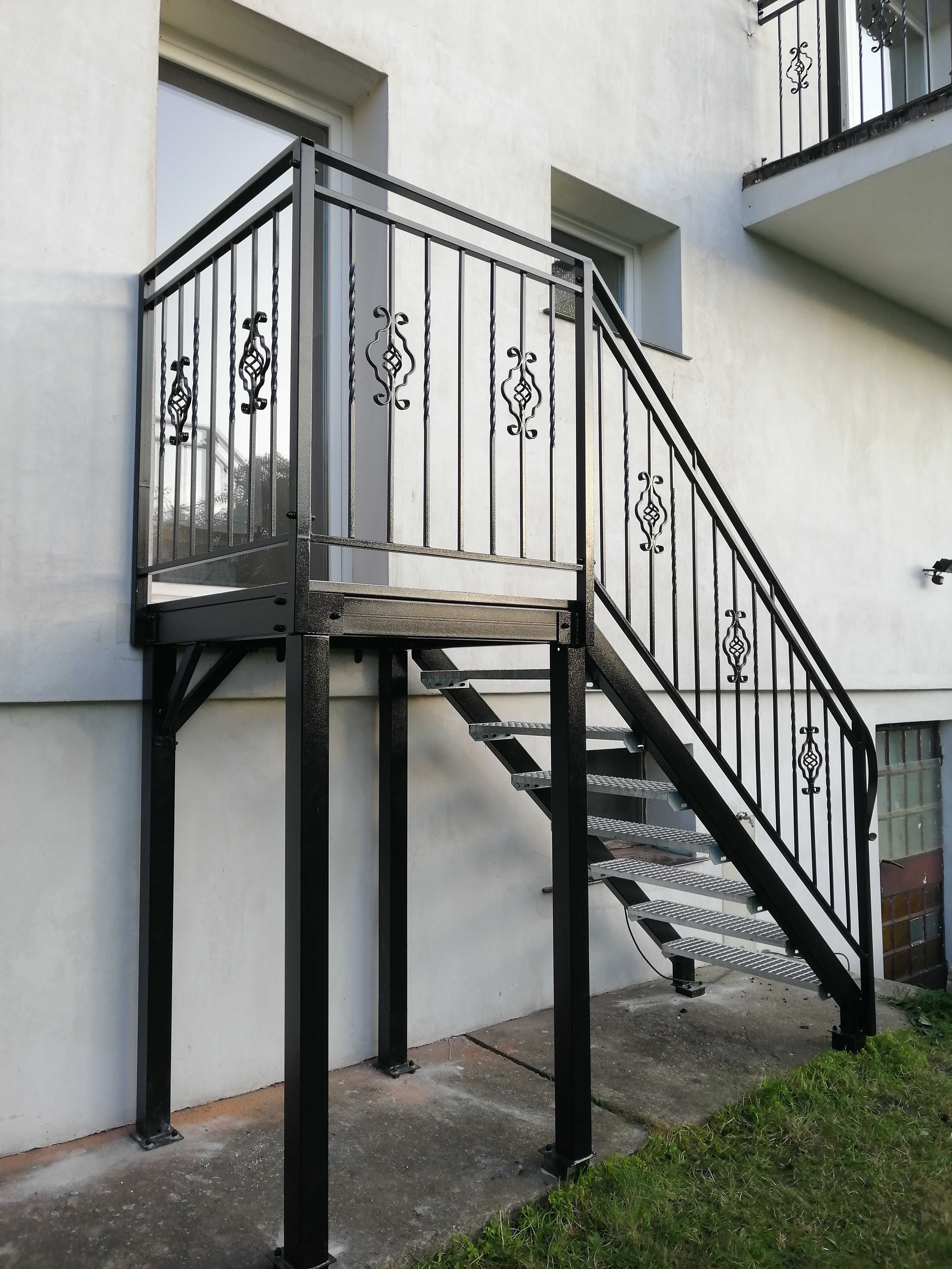 schody metalowe , balustrady