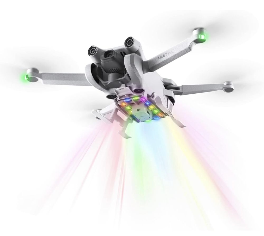 UBEIYI Podnośniki DJI Mini 3 Pro, oświetlenie LED do drona