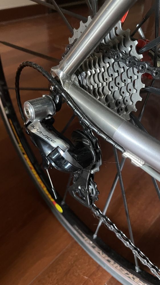 Tytanowa Enigma Shimano Dura-Ace, Elite, Mavic Ksyrium, 56cm