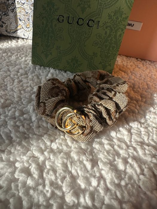 Gumka do włosów Gucci złote Logo nowa