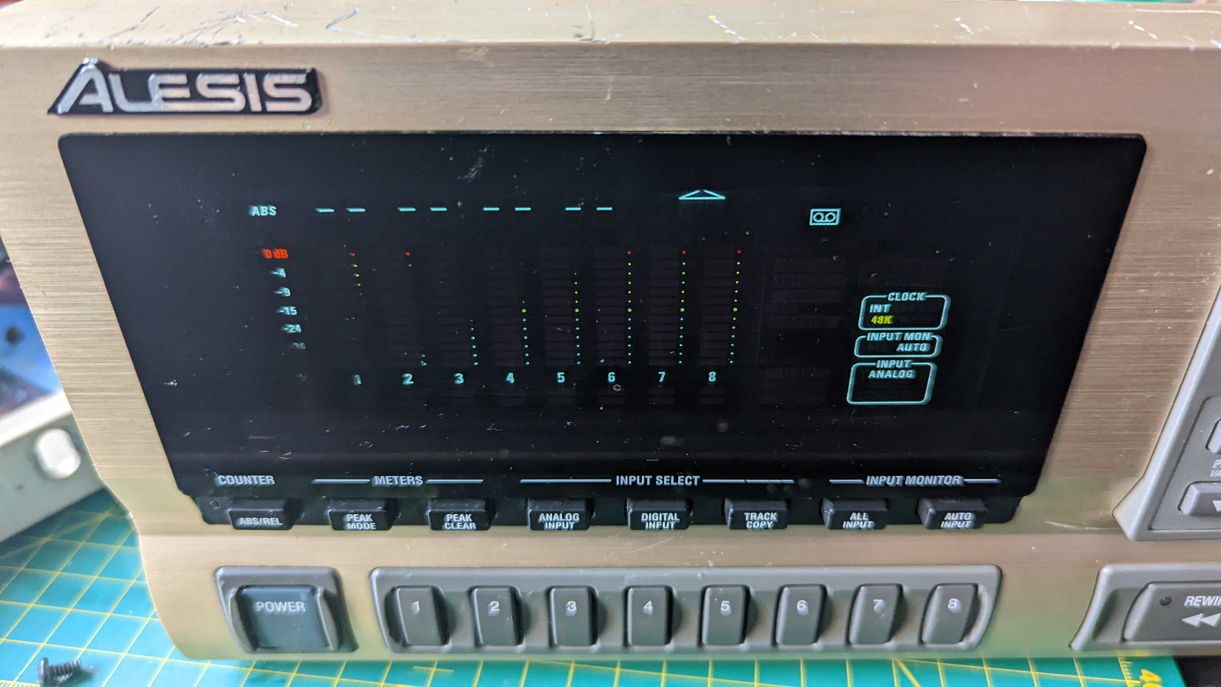 Alesis Adat 8 Track Professional Digital Audio Recorder z pilotem