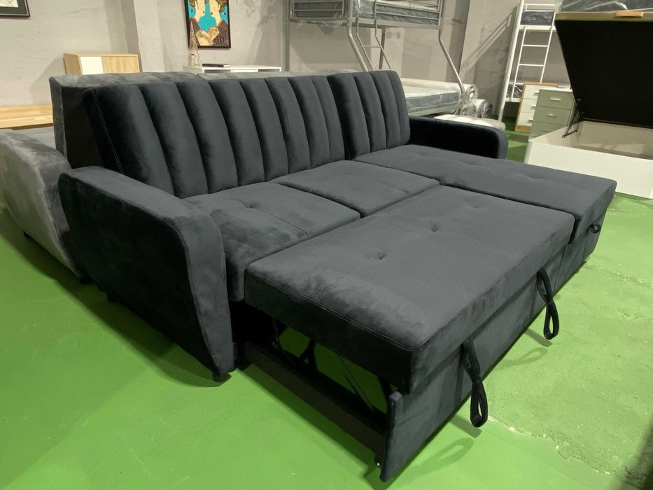 SOFA CAMA PRETO - ENVIO GRATIS