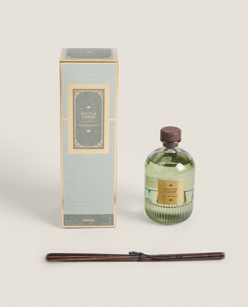 (480 ML) Difusor Em Sticks NECTAR AMBRÉ Zara Home NOVO