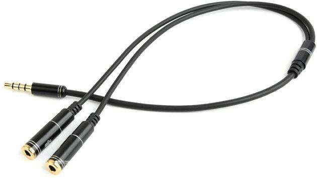 Спліттер, стерео аудіо Cablexpert mini-jack 3.5 мм + мікрофон
Тип:	спл