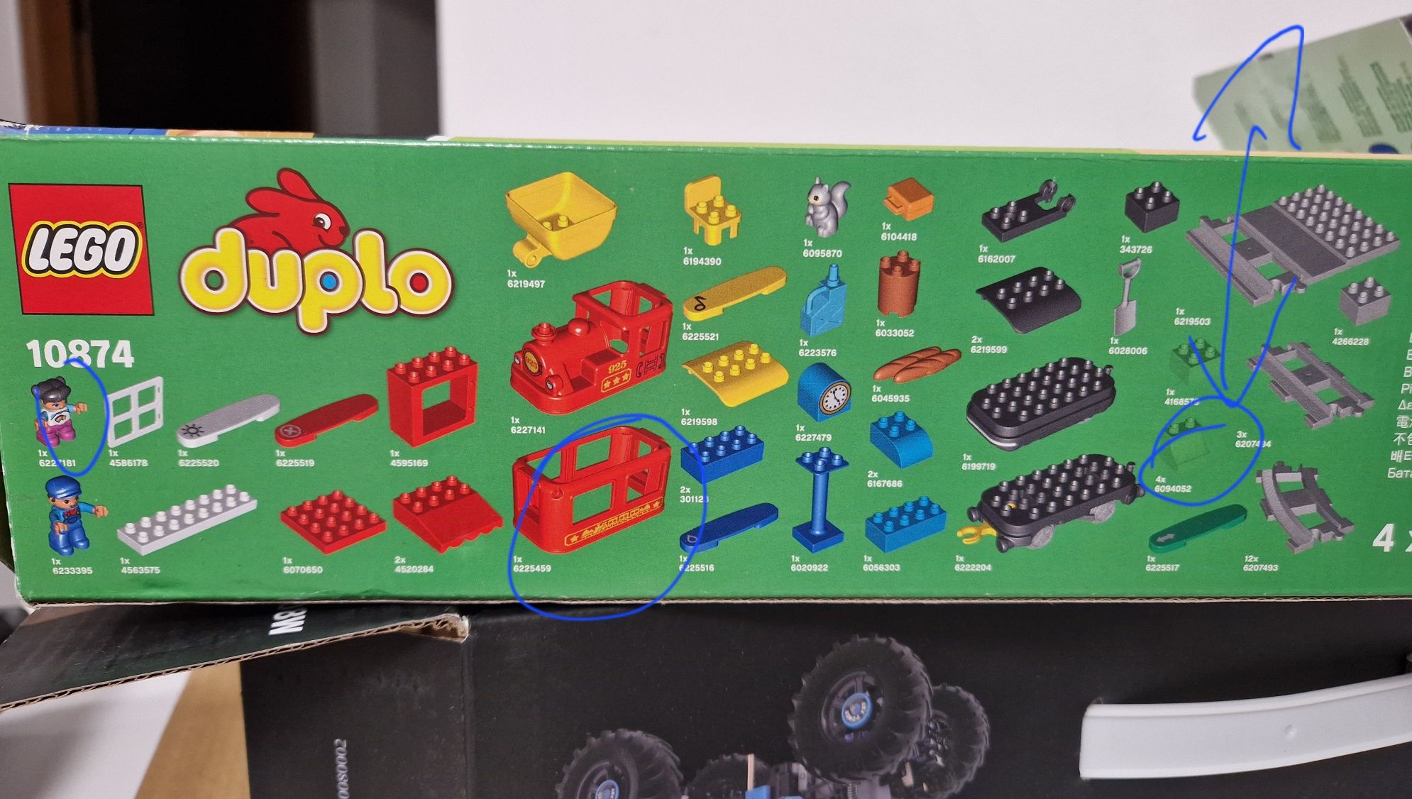 LEGO 10874 DUPLO Pociąg parowy