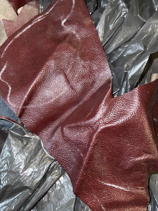 Продам обрезки кожи мебельной