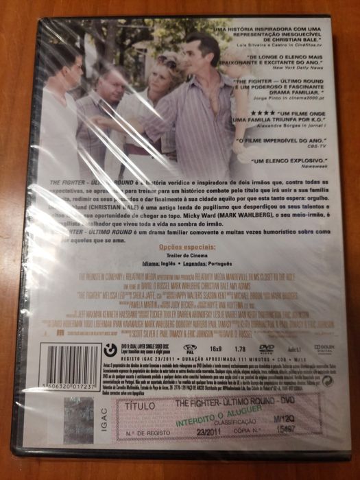 Dvd - The Fighter O Ultimo Round Novo Selado