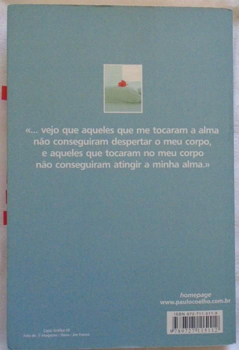 Livro Paulo Coelho - Onze Minutos, portes incluídos