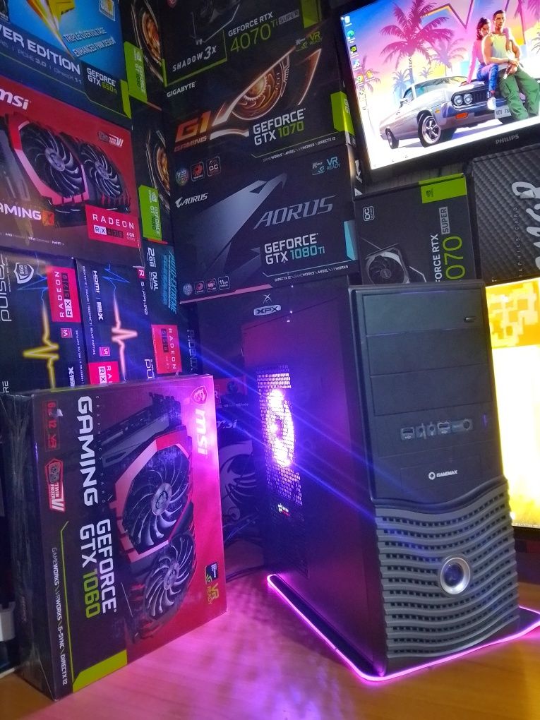 Rx470 8 гб,восемь потоков 3.5.Игровой системный блок,пк,компьютер