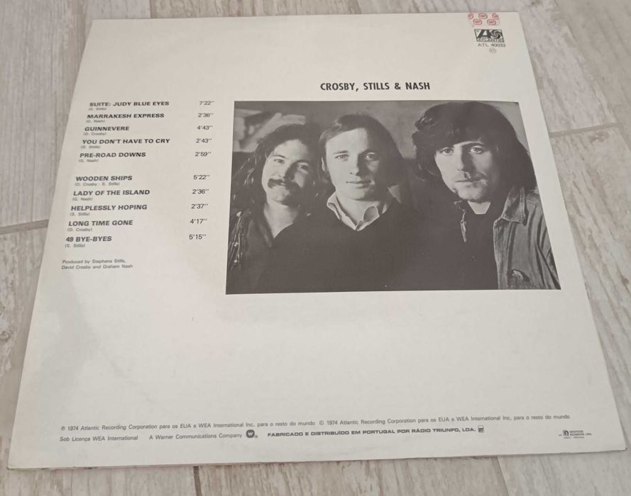 Crosby stills nash vinilo ano 1974 bom estado