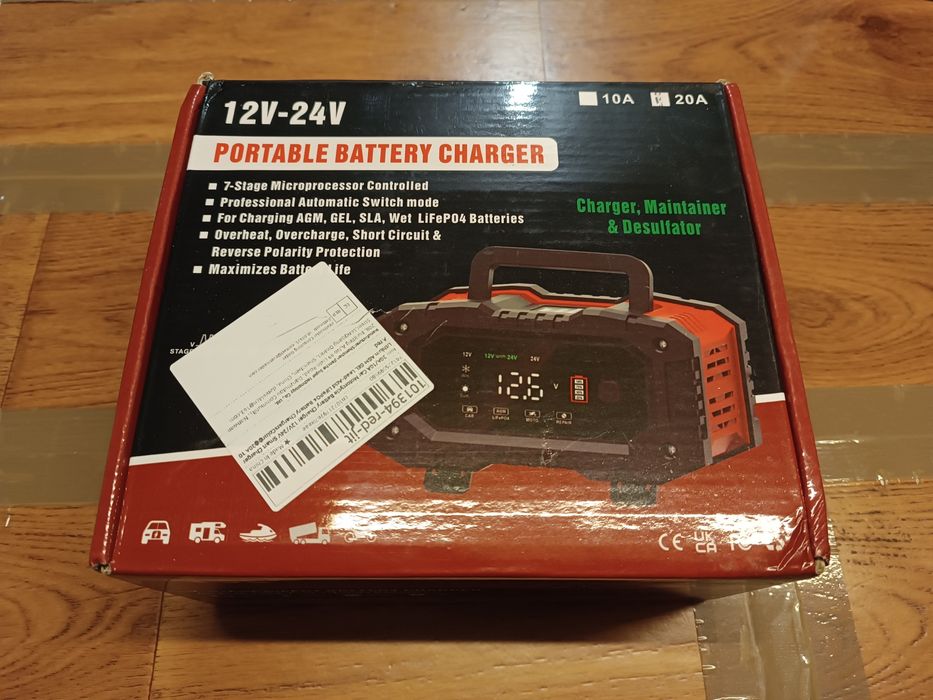 Автоматическое зарядное устройство 12/24В 10/20А