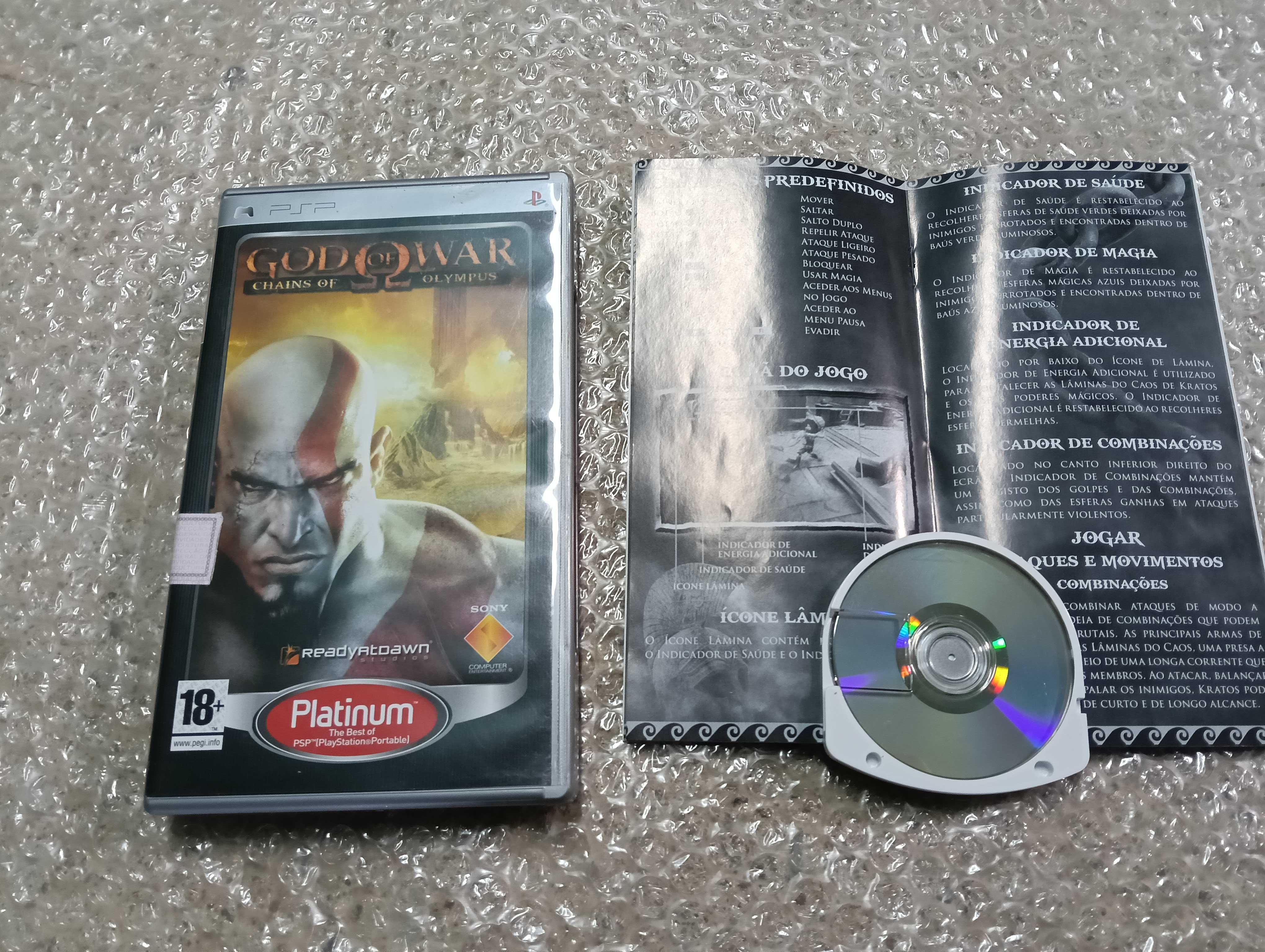 Jogo Playstation Portable PSP - God Of War: Chains Of Olympus