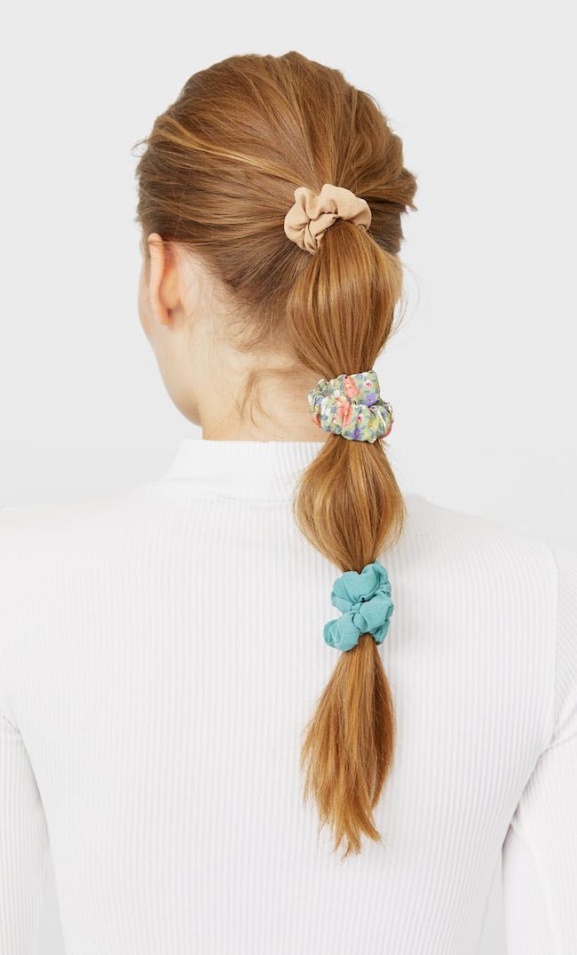 Fitas cabelo Scrunchies Zara