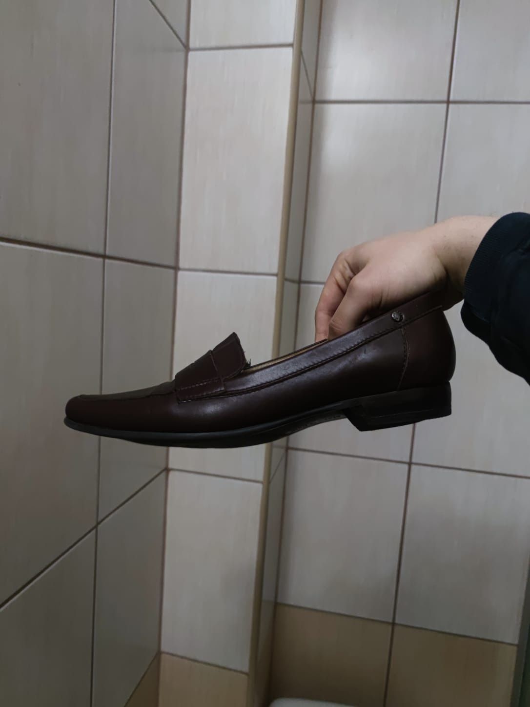 buty damskie 39 czółenka Marc O'Polo mokasyny obuwie brązowe kremowe c
