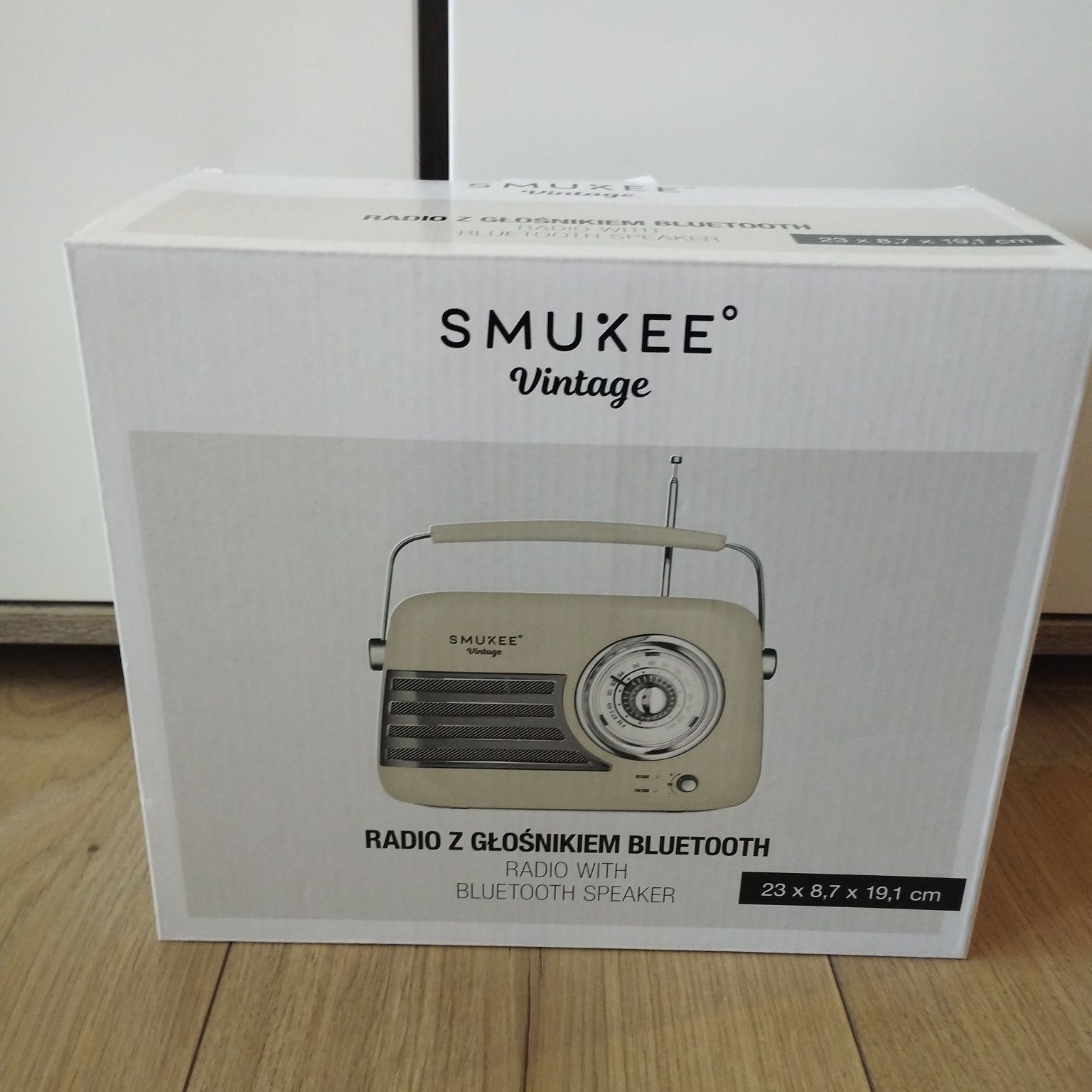 Radio z głośnikiem bluetooth SMUKEE Vintage