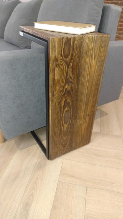 Zestaw stolik kawowy + boczny ze starego drewna LOFT OASIS