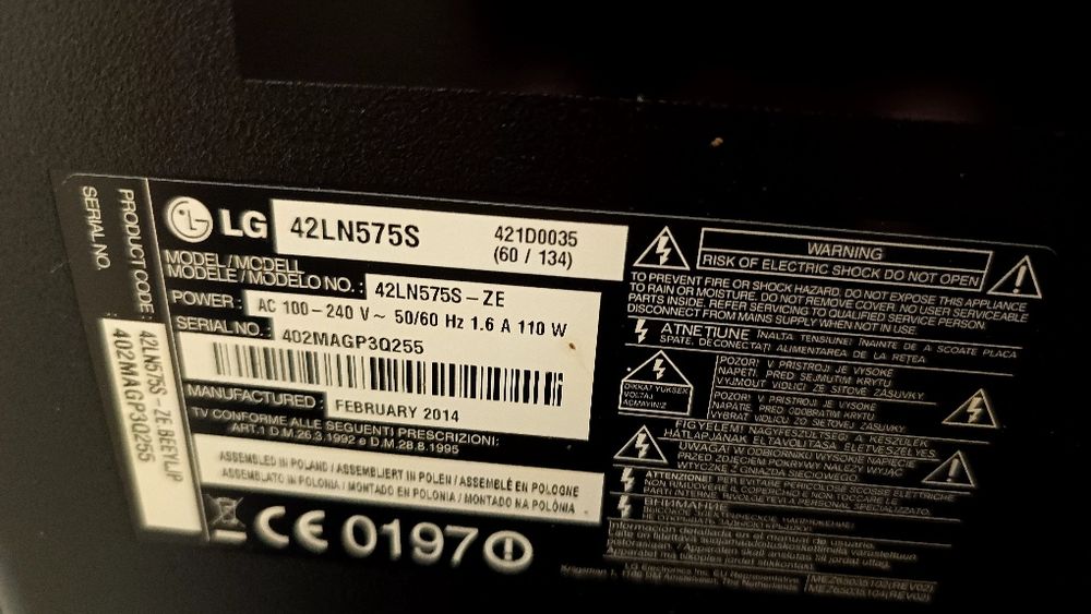 Telewizor LG 42 cale