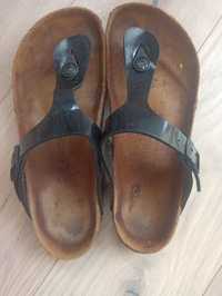 Japonki birkenstock rozmiar 38 czarne