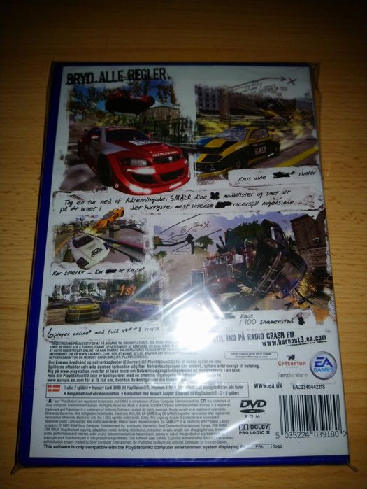 Burnout 3 Takedown PS2 NOWA Folia