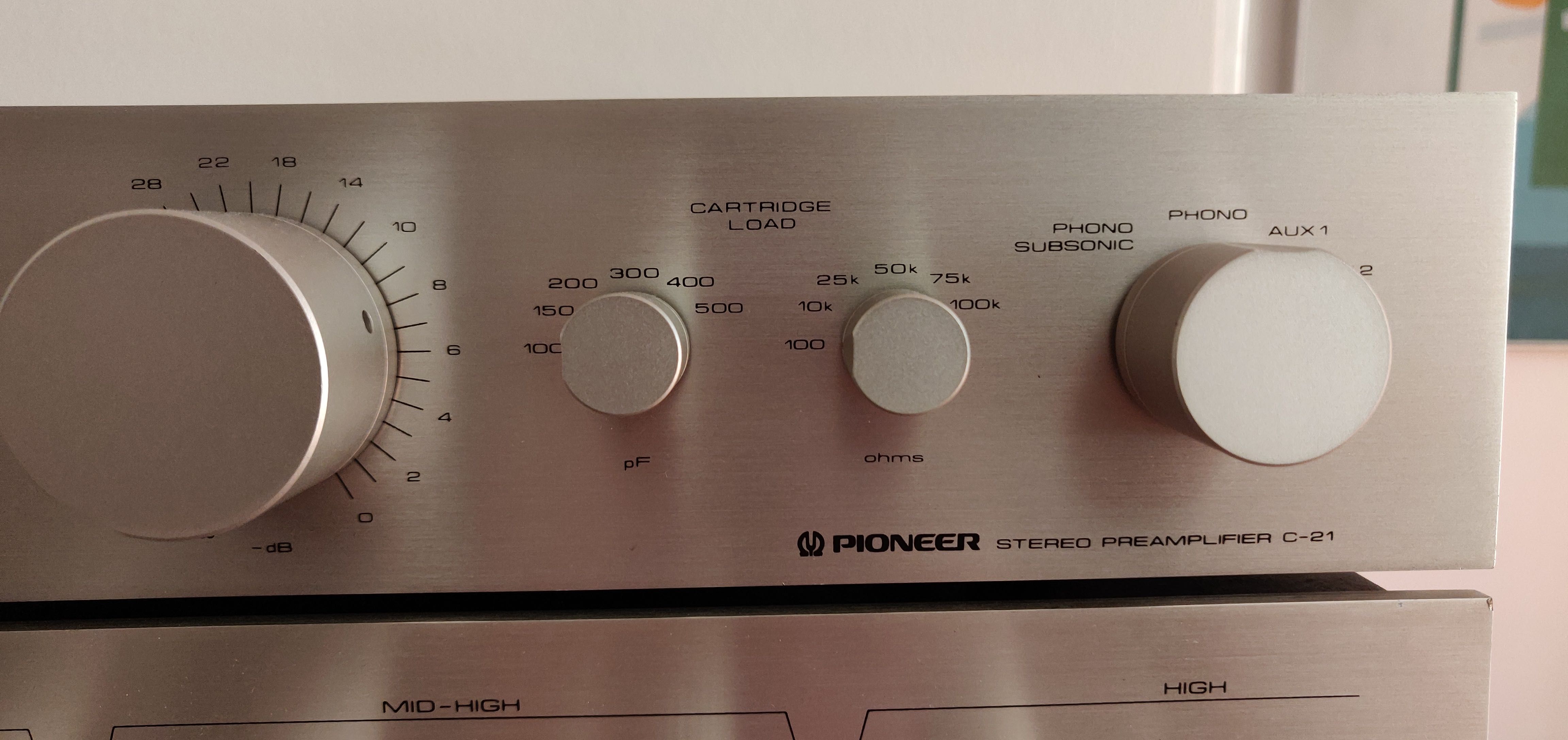 Pioneer C-21 Pré Amplificador