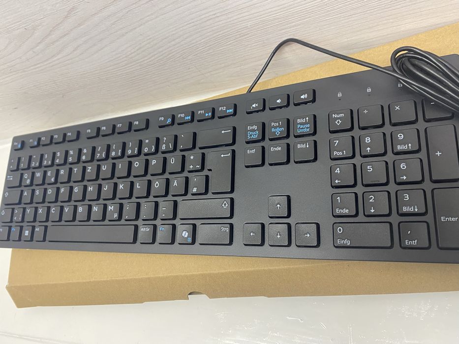 Клавіатура Dell KB216t1 — НОВА, оригінал, чорна (без кирилиці)