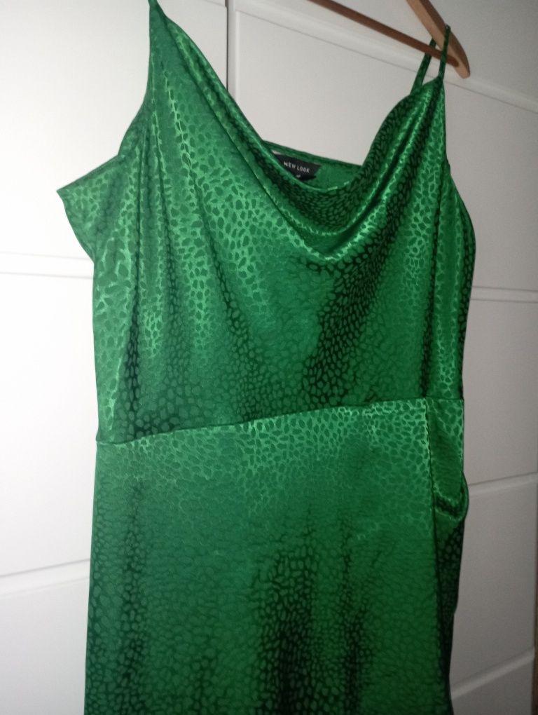 Nowa zielona sukienka XXL 44-46 wesele komunia