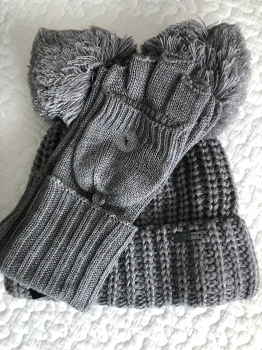 Karl Lagerfeld komplet czapka + rekawiczki