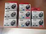 Tinteiros Canon 540, 540L, 541, 541XL e 560