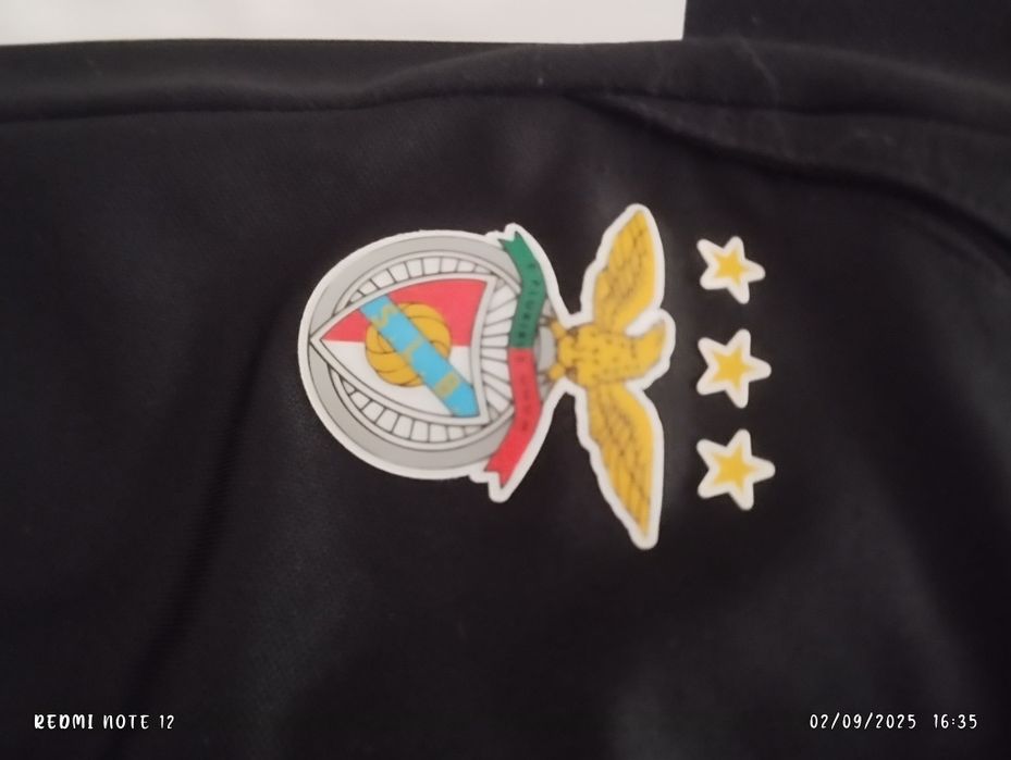 Calças do Benfica criança também de 7 e 8