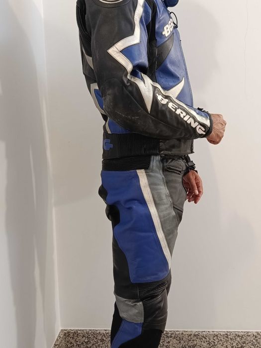 Fato cabedal Bering motard racing