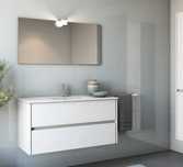 Móvel WC 120 cm com 2 lavatórios (novo)