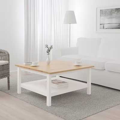 HEMNES Szafka Ikea RTV biała bejca/jasnobrązo 148x47x57 Nowa Okazja TV