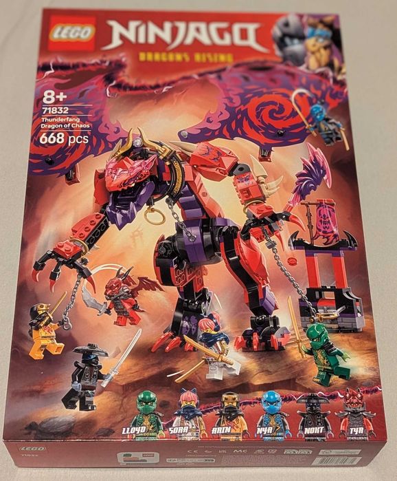 LEGO 71832 Ninjago - Smok chaosu Kiełogrzmot