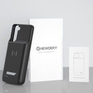 Etui z baterią Samsung Galaxy S20, Newdery, 4800mAh, czarne, pancerne