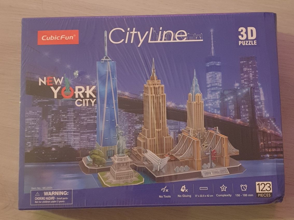 Puzzle 3D New York City CubicFun nowe zafoliowane