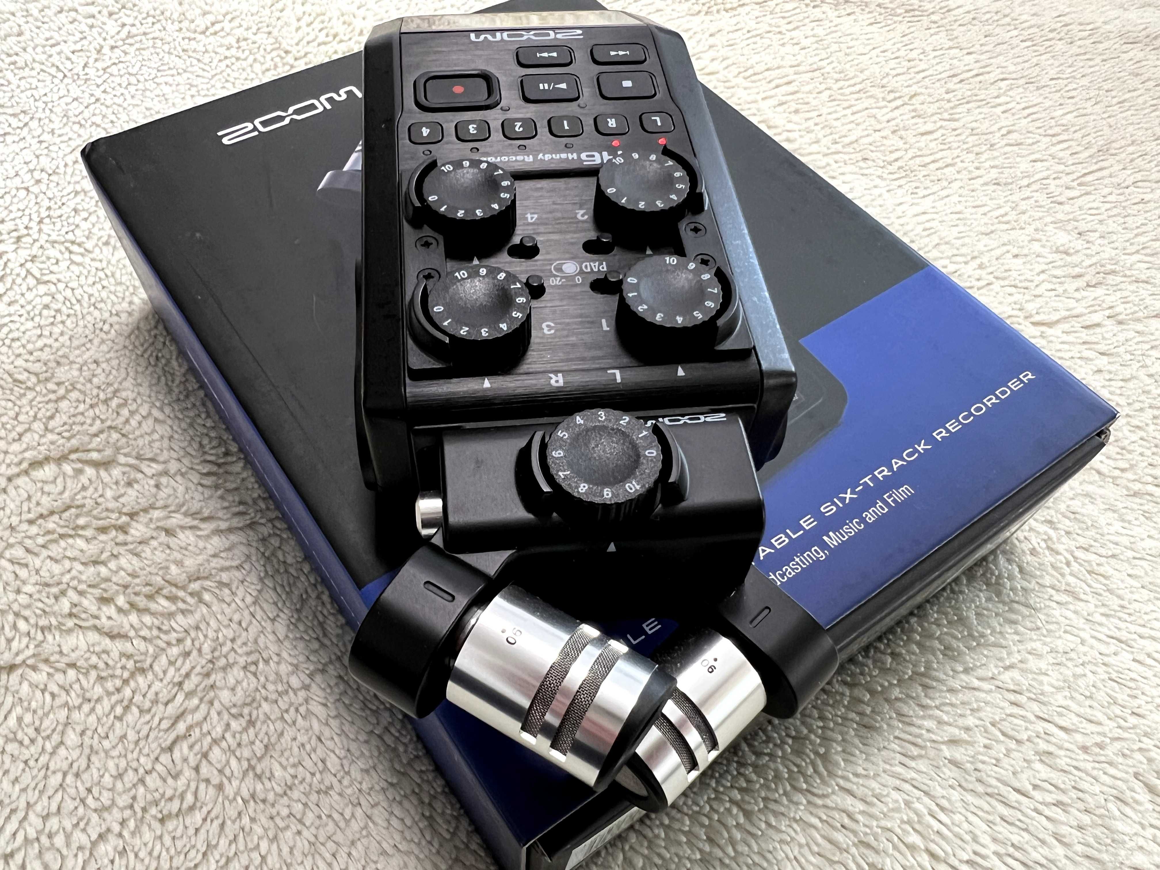 Рекордер Zoom H6 Black в ідеальному стані + 2 кабеля mini-USB