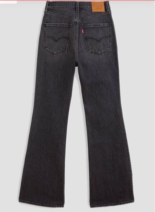 Джинси Кльош жіночі Levi`s 70's High Flare 31-32 Темно-сірі