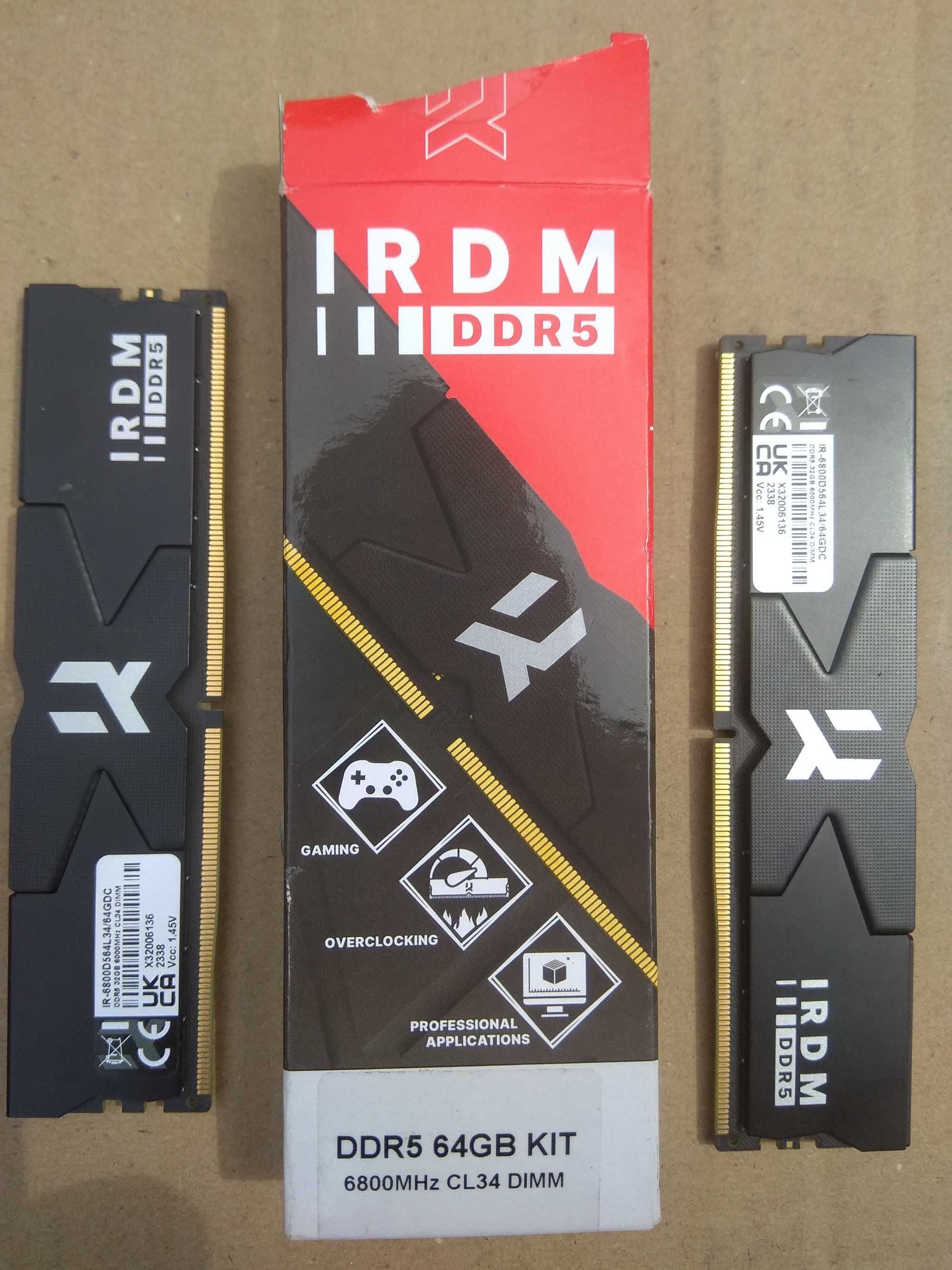 Оперативна пам'ять 64Gb GOODRAM IRDM DDR5 2x32Gb