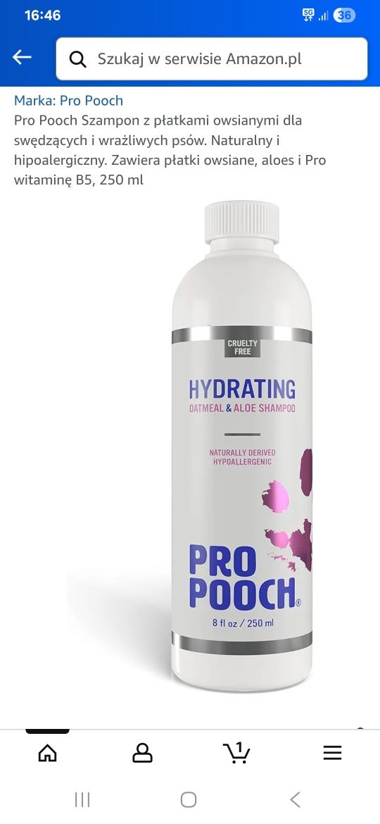 Pro pooch  Szampon hypoalergiczny dla psów