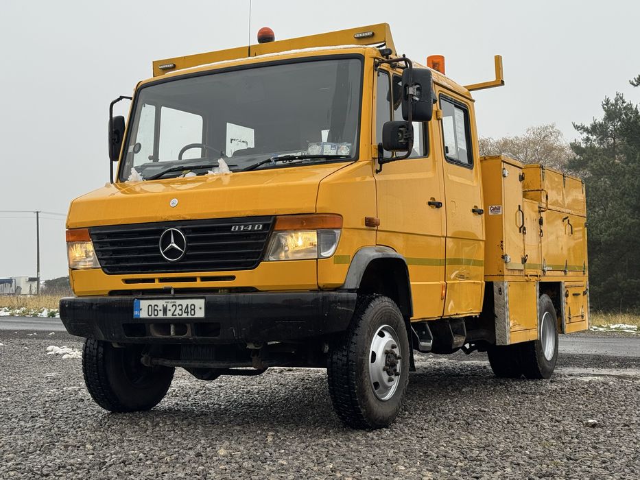 Mercedes Vario 4x4  814 blokada mostu biegi terenowe
