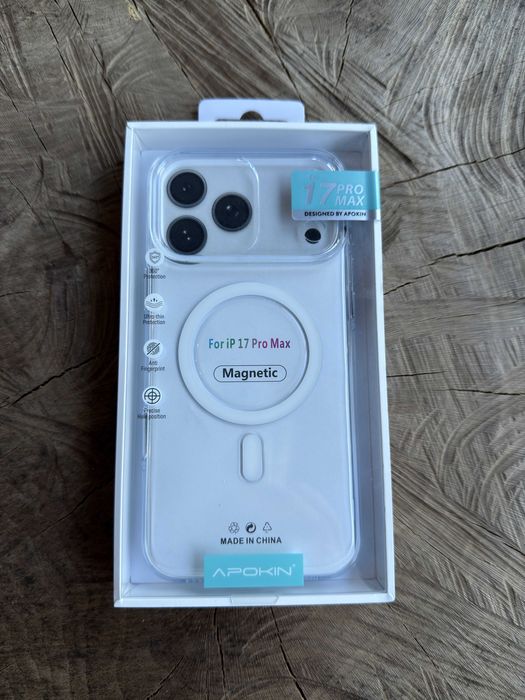 Capa / Case Premium Transparente com MagSafe para Iphone 17 Pro Max