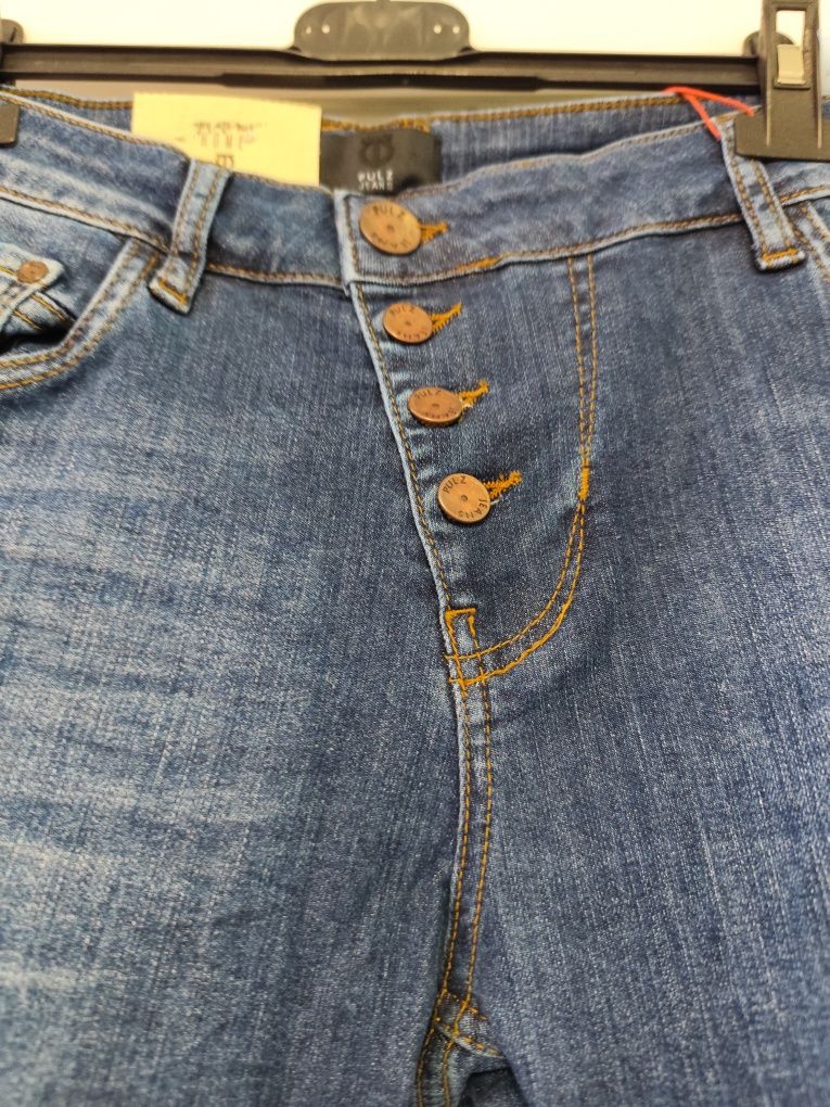 Spodnie jeans męskie 30/34 pulz loose granatowe nowe