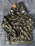 Bape Shark Green Camo Hoodie Zielony Size S