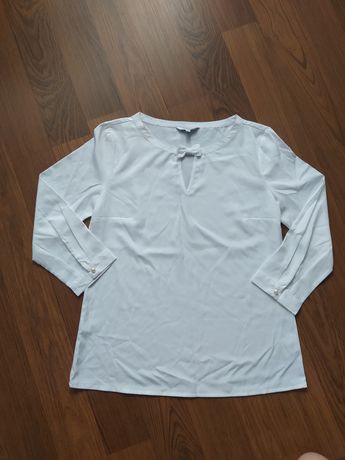 Biała bluzka koszula Greenpoint 36 z kokardką
