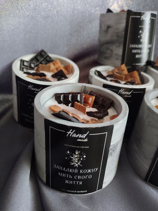 Свеча шоколад и карамель