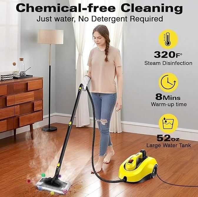 Myjka parowa do czyszczenia uniwersalna TVD SW608-A 1800W 1,3L