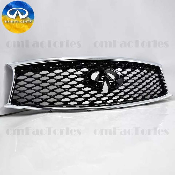 Передняя верхняя решетка хром 2014 2015 2016 2017 Infiniti QX70 OEM