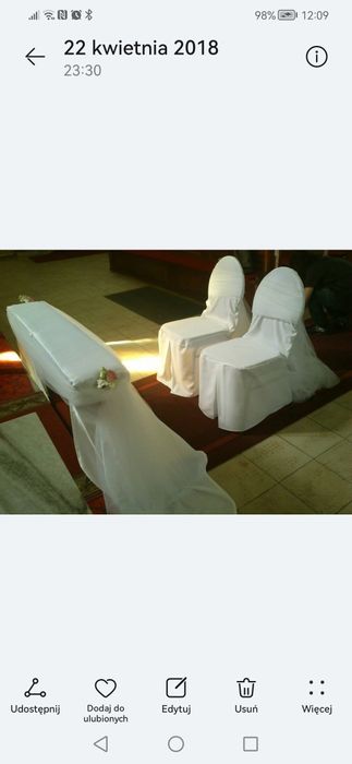 Pokrowiec na krzesła