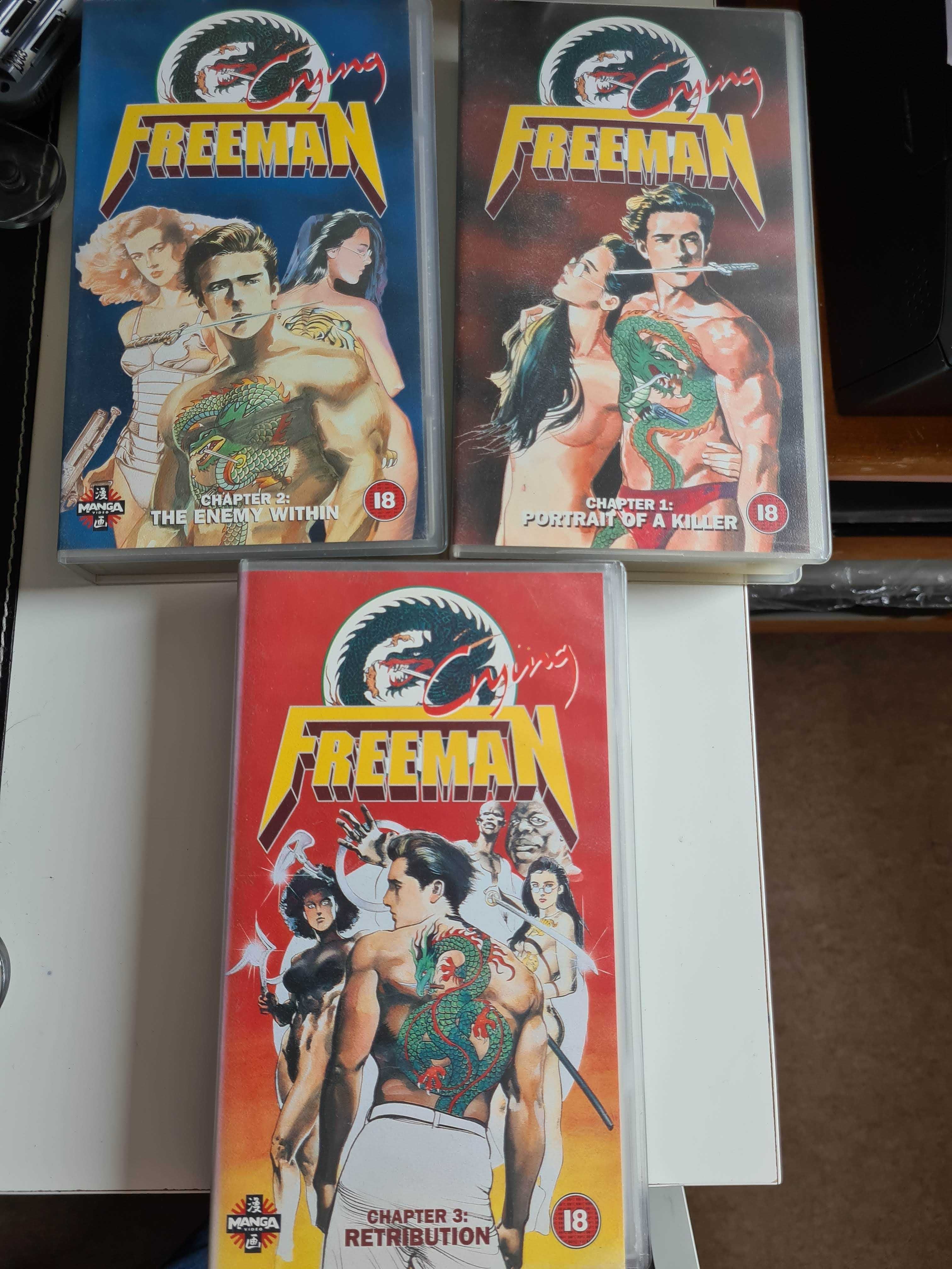 Cassete VHS Filmes Crying Freeman