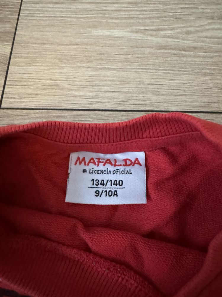 Mafalda Licencia Oficial czerwona krótka bluza rozmiar 134/140cm.